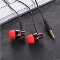 thumbnail image 5 of Corded Earbuds Tangle-Free Braided Cable Wire Extra Bass Silicone Tips 5-Colors, 5 of 13