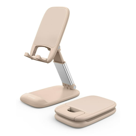 Soporte para teléfono Lamicall Khaki Desk Accessories para iPhone de 4 a 8 pulgadas