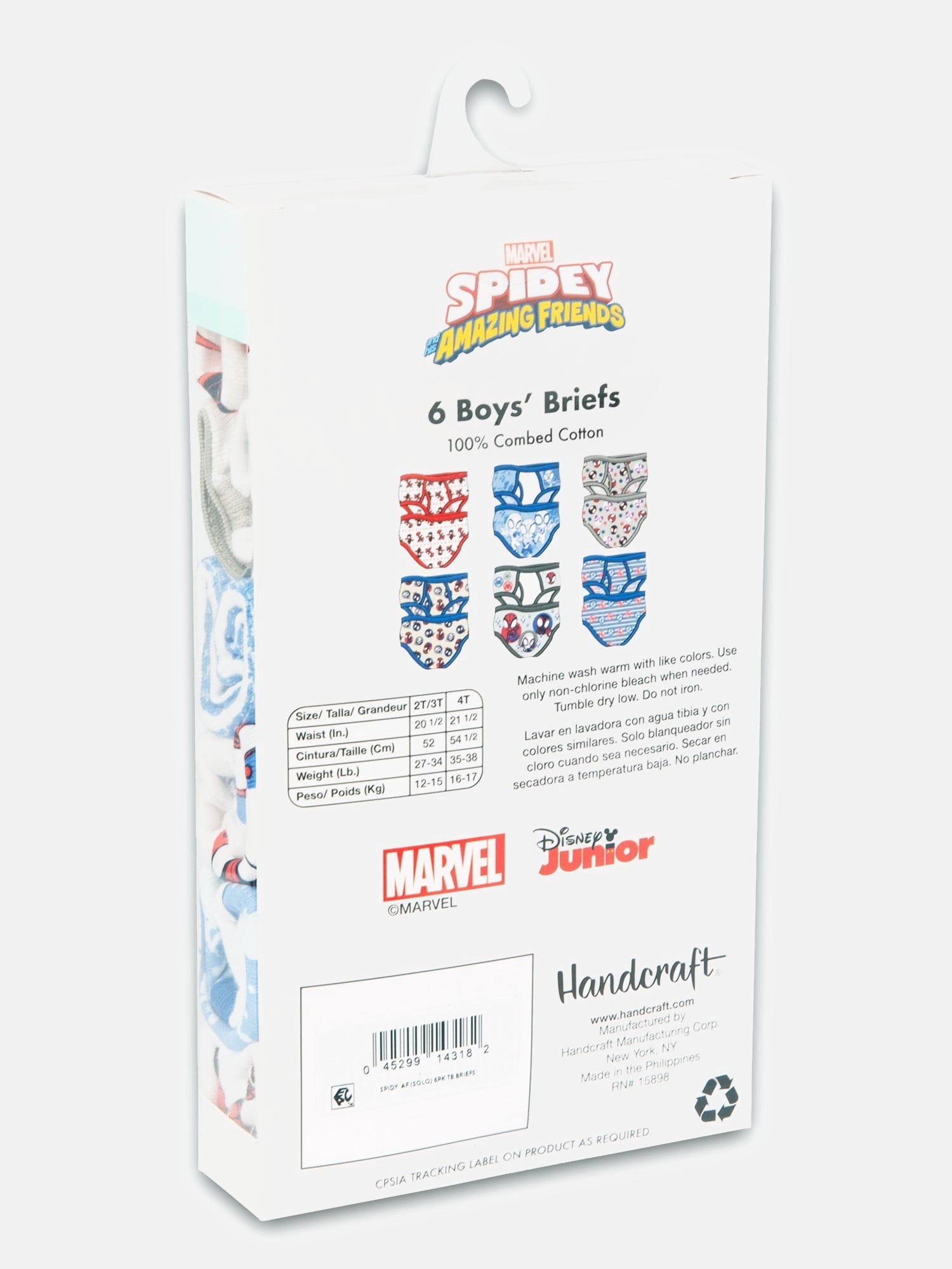 Character Toddler Boy Briefs, 6- Pack, Sizes 2T-4T