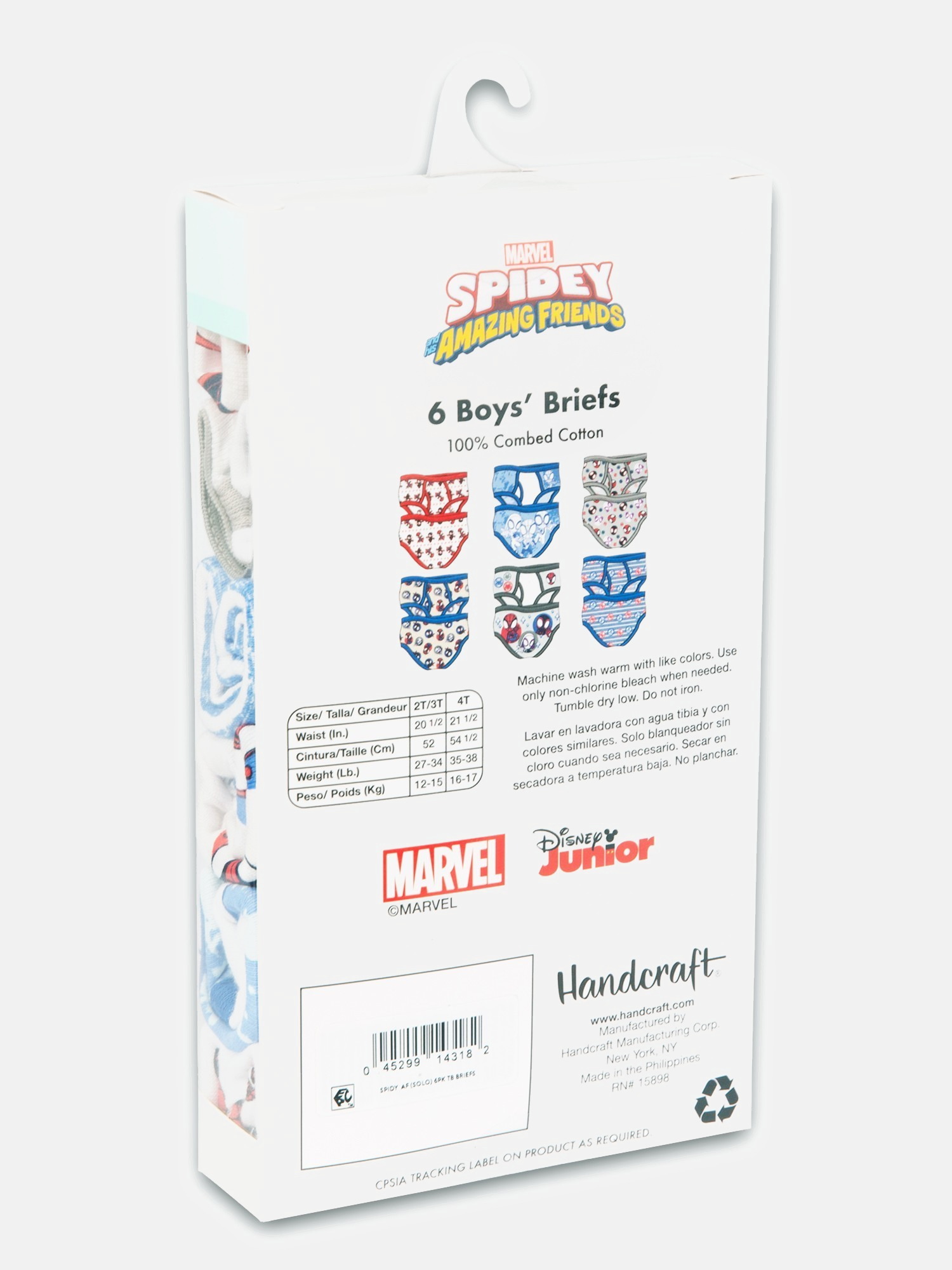 Spider-Man Toddler Boys Character Briefs, 6-Pack photo 4