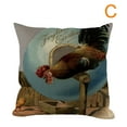 thumbnail image 2 of Moocorvic Easter Pillow Easter Decor Easter Pillow Covers Rabbit,Easter Bunny Egg Decorative Throw Pillow Sofa Cushion Cover Home Decor Pillow for Outdoor,Easter Gifts Easter Toys,, 2 of 2