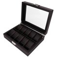 thumbnail image 2 of Caja de almacenamiento de reloj portátil NikouMX de 10 rejillas, 2 of 8