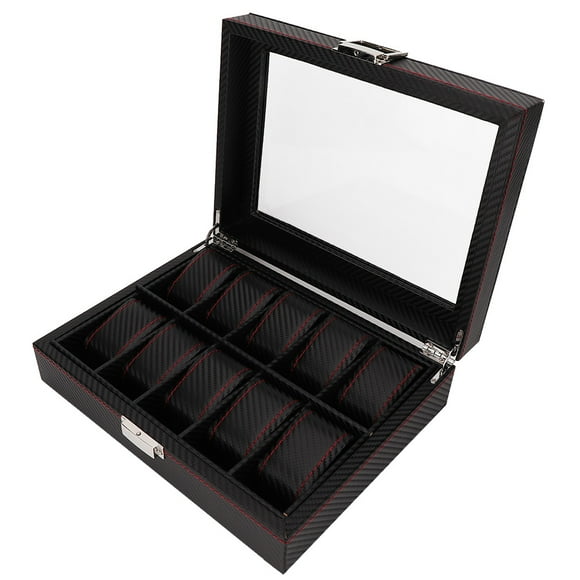 Watch Collector Box,10Grids Portable Travel Watch Watch Storage Case Watch Case Masterfully Created