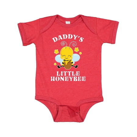 

Inktastic Cute Bee Daddy s Little Honeybee with Stars Gift Baby Boy or Baby Girl Bodysuit