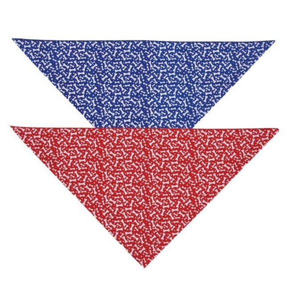 Aria North DT8672 19 Blue Ribbon Bone Bandana Blue