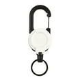 thumbnail image 2 of EGNMCR Keychains Backpack Key Chain Belt Back Clip Easy Pull Buckle Convenient Spring Buckle Black Outdoor Buckle Automatic Retractable Buckle Yilad key chain, 2 of 3