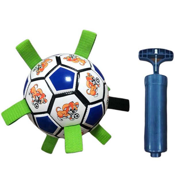 Pet Football Toys Multi-functional Bite-resistant Dog Outdoor Interactive Training Toys Chew Toy He Qiyong unisex