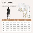 thumbnail image 4 of Fotbe Watercolor Floral Conjunto de Pijama de Manga Larga para Mujer con Estampado, Ropa de Dormir de 2 Piezas, Conjunto de Casa Suave y Cómodo con Bolsillos-Large, 4 of 7