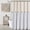 Blue Stripe, variant on Psoiuetr Linen Shower Curtains for Bathroom Farmhouse Shower Curtain Rustic Country Button Fabric Pleated Brown Stripe 72" x 72"