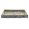 thumbnail image 2 of A&B Home  Black Rectangular Capiz Tray with Handles Small, 2 of 10