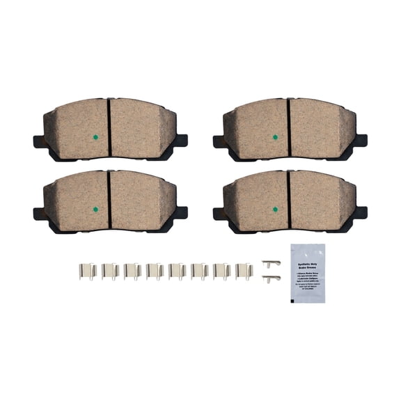 HUSCH Front Ceramic Brake Pads Kit D884 Fit For Toyota Highlander 2001-2007