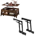 thumbnail image 3 of Garosa 2PCS Practical Lift Up Coffee Table Mechanism Hardware Top Lifting Frame Furniture, Hydraulic Hinge, Top Lifting Frame, 3 of 6