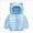 Sky Blue, variant on Winter Jacket for Girls 6 12 18 24 Months 3T 4T 5T Puffer Jacket Kids Warm Zip Up Outerwear School Casual Shiny Jacket for Toddler Outwear Pink Jacket