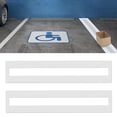 thumbnail image 4 of Plantilla De Línea De Estacionamiento, Plantilla De Línea Recta De Estacionamiento De Silicona Flexible Para Garaje, 4 of 7