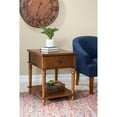 thumbnail image 6 of Pemberley Row Solid Wood Hazelnut Brown Side Table Rectangular 20" x 24" x 26" Unassembled, 6 of 16