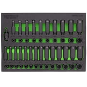 VIM Tools IMPACT449 49-Piece 1/4 Drive Impact Socket Set Durable Versatile
