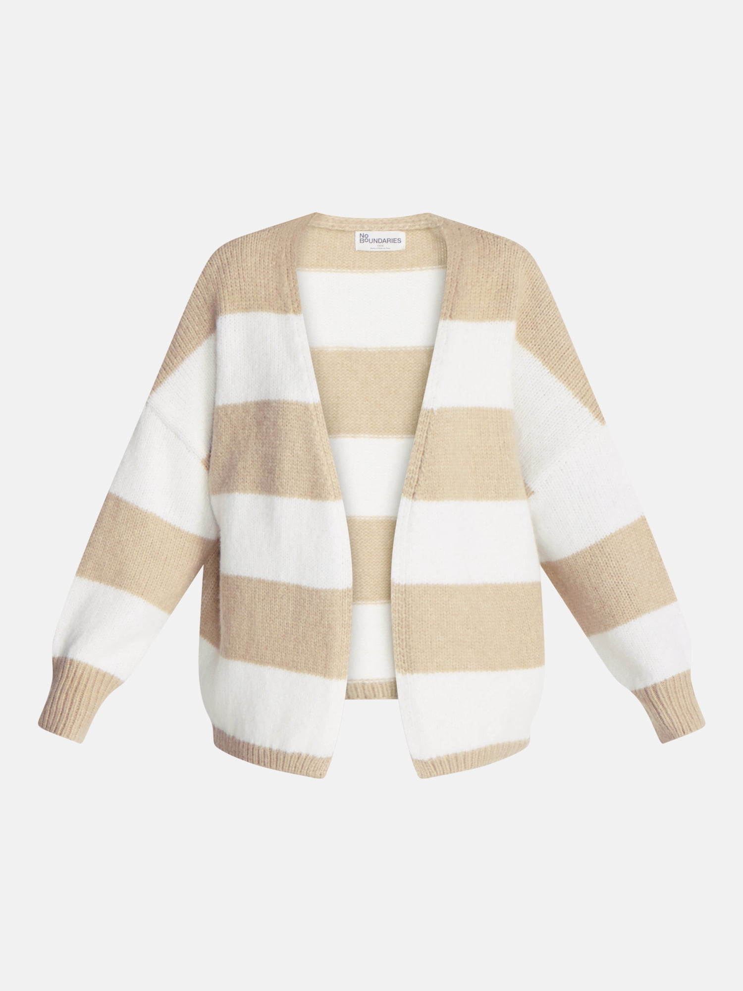 No Boundaries Women's Open Front Cardigan, Women's XXS-4X