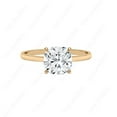 thumbnail image 4 of Cora Jewellery 2CT Cushion Moissanite Solitaire Engagement Ring For Women, 18K Rose Gold, 4 of 5