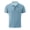 Light Blue, variant on Men's Breeze Polo Shirts Beer Belly Breeze Short Sleeve Wear Collared Textured Shirt Stretchy Quick Dry Outerwear