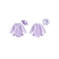 thumbnail image 2 of BemeyourBBs Toddler Baby Girl Heart Swimsuit Infant Bathing Suit One-Piece Swimsuits With Sun Hat Set Ruffle Rash Guard Long Sleeve Swimwear Summer Beach Wear, 2 of 9