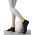 thumbnail image 3 of Yawlsow 4 Pairs Pilates Socks with Grips for Women, Grippy Socks for Barre Yoga Workout, Hospital, Size 5-10, 3 of 6