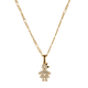 thumbnail image 3 of Collar para Mujer de Niños Personalizado LuckyLy Baño de Oro 14k y Zirconia Cúbica Cadena y Charms Modelo Darcy Niño y Niña dorado 1 Niña, 3 of 6