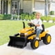 thumbnail image 4 of Costway Excavadora de Paseo para Niños a Batería 12V con Cazo de Excavación Ajustable Faros LED y Música 114 x 58 x 59 cm Amarillo, 4 of 10