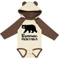 thumbnail image 3 of Inktastic Bozeman, Montana Black Bear Silhouette Boys or Girls Long Sleeve Baby Bodysuit, 3 of 5