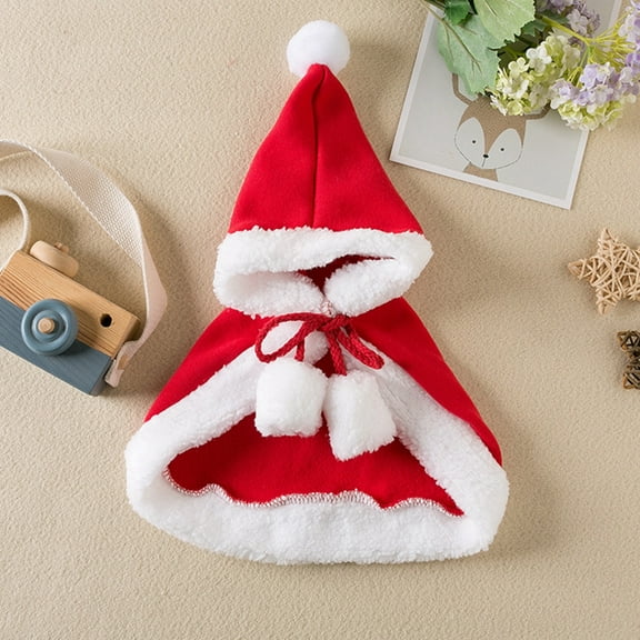 Pet Christmas Cape Costume Santa/Elk Cosplay,Funny Transformed Cat/Dog Pet Christmas Cape Dress up Clothes,Red Scarf Cloak Props Decor