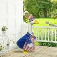 thumbnail image 6 of Darzheoy 4th of July Porch Goose Outfit, 23" High Lawn Goose Statue Patriotic Costume Clothing, Independence Day Porch Garden Goose Clothes for Outdoor Patio Yard Decoration, 6 of 8