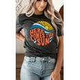 thumbnail image 2 of Here Comes The Sun Circle Graphic Tee T-Shirt PLUS, 2 of 10