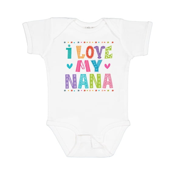 Inktastic I Love My Nana Grandkids Girls Baby Bodysuit
