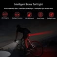 thumbnail image 2 of Luces traseras para bicicleta recargables por USB: luces superbrillantes, luces traseras inteligentes impermeables, accesorios para todo tipo de carretera y montaña, luces para bicicleta, fácil instal, 2 of 5