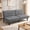 Gray-Type B, variant on CloudRest Pro 72" Modern Convertible Futon Sofa Bed, Upholstered Futon Couch with 5 Adjustable Backrest Angles,Suitable for Apartment,Living Room,Black
