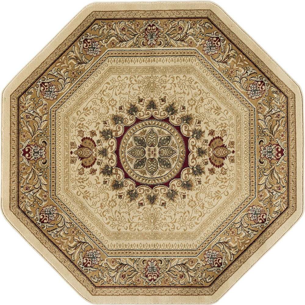 Tayse SNS466OCT Sensation Jayden 5 1/4' X 5 1/4' Traditional Oriental