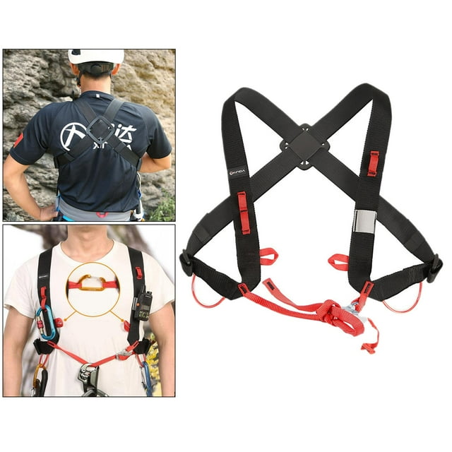 Arnés de Sujeción para Escalada en Roca Shamjiam Negro