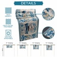 thumbnail image 6 of Ocean Set Sail Table Runner 108 Inches, Sailboat Sea Waves Blue Coral Starfish Beige Bed Runner Dresser Scarves Tabletop for Indoor Outdoor Parties/Ceremony/Banquet, 13"x 108", 6 of 9