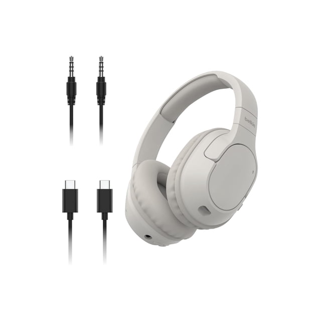 Auriculares Belkin SoundForm Surround Bluetooth para colocar sobre las orejas Sand