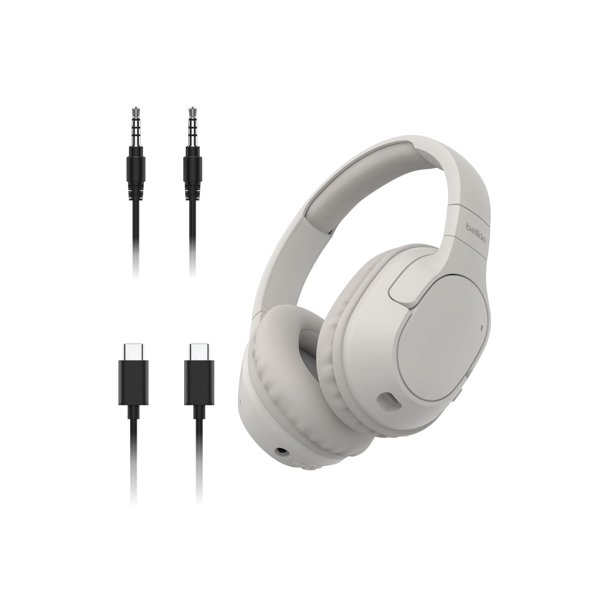 Auriculares Belkin SoundForm Surround Bluetooth para colocar sobre las orejas Sand