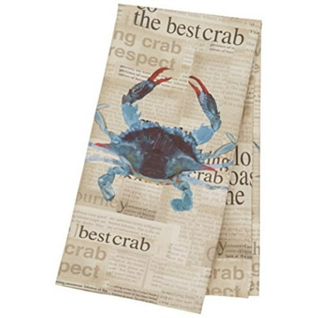 paperproducts design kitchen towel featuring best blue crab (Best Kitchen Design Program)
