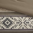 thumbnail image 5 of Comfortable 5Piece Bedding Sets Polyester Herringbone Material Rustic Stripe Design for Home Use, 5 of 11