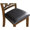 thumbnail image 3 of New Classic Furniture Gia Solid Wood Dining Chair in Brown (Set of 6), 3 of 7