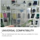 thumbnail image 3 of Alfombrillas antideslizantes Kenally para salpicadero de coche 10 Uds. Transparente, 3 of 6