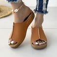 thumbnail image 2 of House Shoes Sandalias Cuña Con Plataforma para Mujer Soporte El Interiores Y Exteriores, 2 of 9