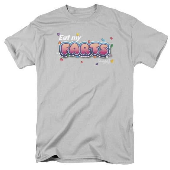 Farts Candy Eat My Farts S/S Adult 18/1 T-Shirt Silver