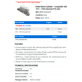 thumbnail image 2 of Brake Master Cylinder - Compatible with 1975 - 1984 Chevy P20 GAS 1976 1977 1978 1979 1980 1981 1982 1983, 2 of 2