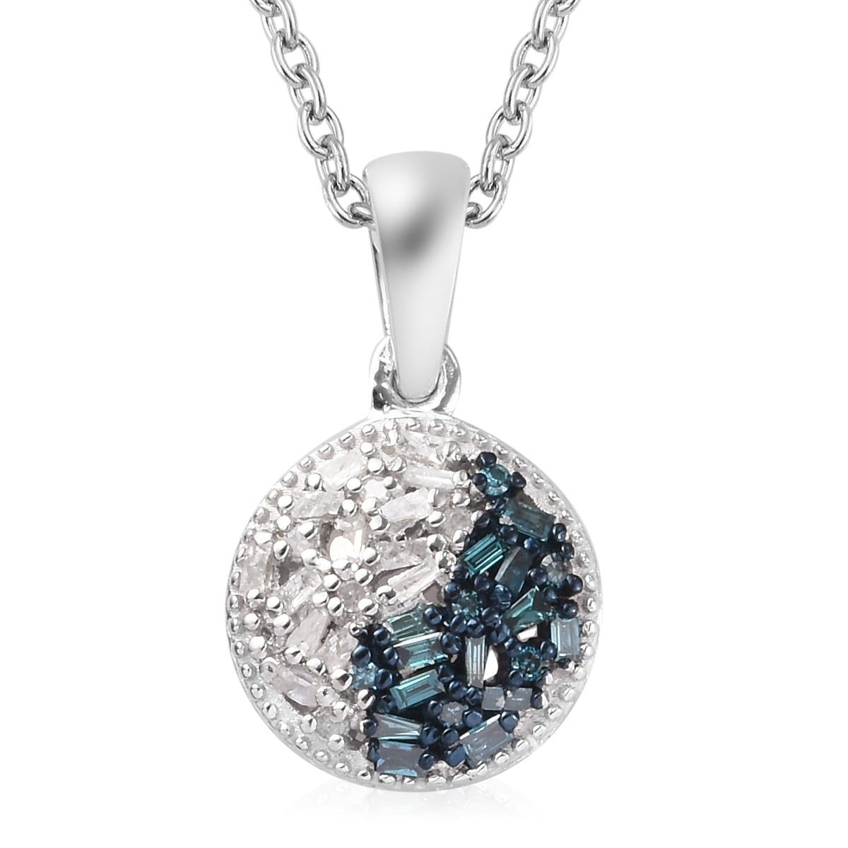 A diamond a day blue necklace discount