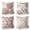 Caramel, variant on Phantoscope Ocean Series Decorative Throw Pillow Cover, 18" x 18", Pink Marine Animals, 4 Pack