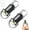 2Pack Silver Black, variant on 2PCS 1200 Lumens Rechargeable Keychain Flashlight - Waterproof Mini EDC LED Torch, 7 Modes USB Work Light for Hiking/Walking/Searching