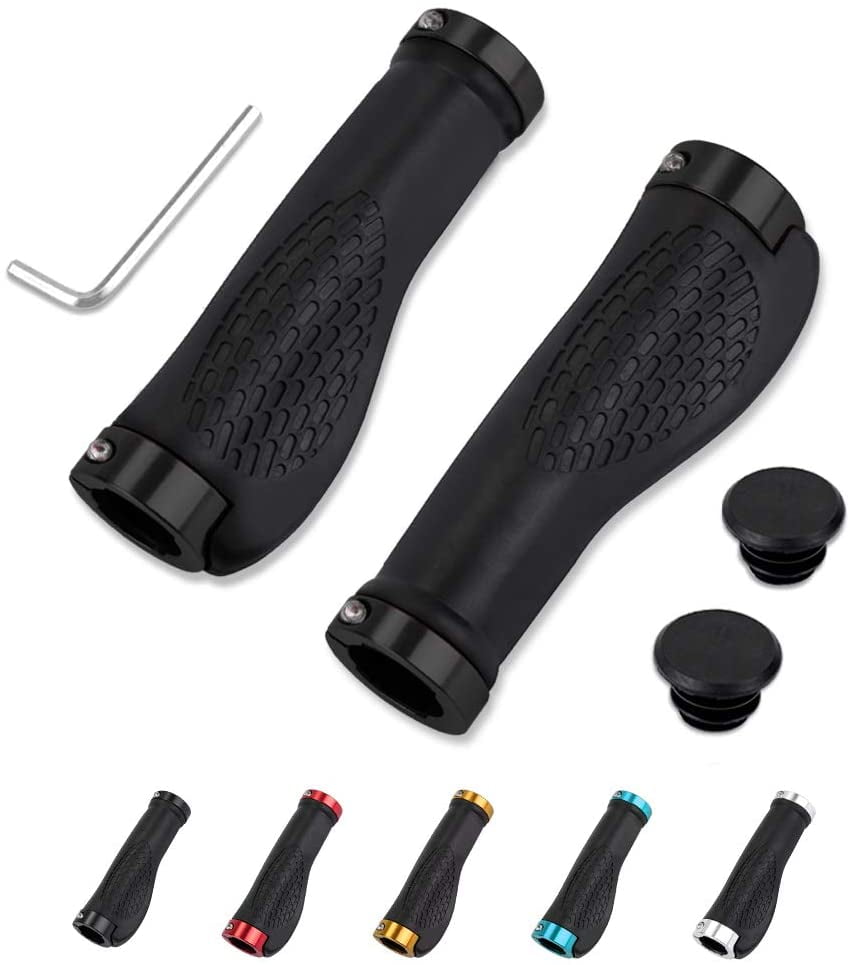 Bicycle Grips, Ergonomic Handlebar Grips NonSlip Trekking Bike For Perfect Grip Extra Water